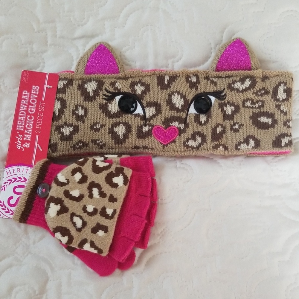 SO Heritage Girls Headwrap & Magic Gloves Set